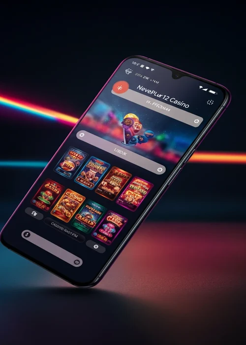 Screenshot of Nationalbet Casino's secure and user-friendly mobile interface, showcasing game selection and responsible gambling tools.